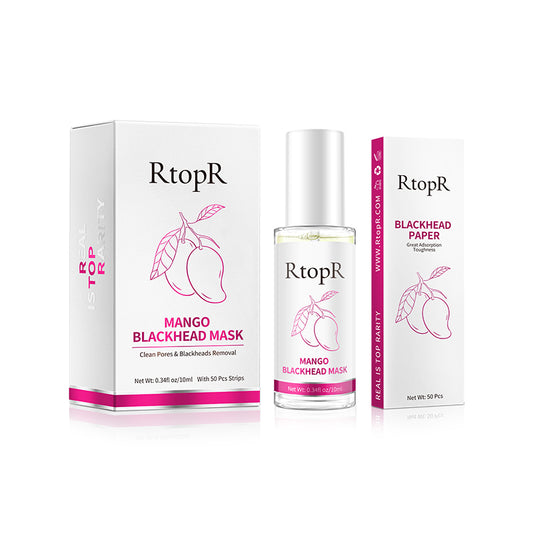 RtopR【Official Store】Mango Blackhead Mask Strong Pell Off Blackhead Remover Mask Nose Mask Deep Cleansing for Face & Nose