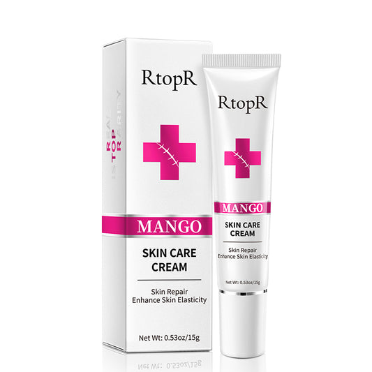 RtopR【Official Store】Mango Skin Repair Cream Fade Scar Stretch Marks Remover Cream Skin Repair Face Cream Acne Spots Treatment  0.53oz/15g