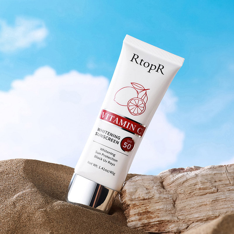 RtopR【Official Store】Vitamin C Whitening Sunscreen Best Sunscreen Face Sunscreen Safe Sunscreen