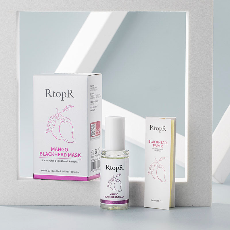 RtopR【Official Store】Mango Blackhead Mask Strong Pell Off Blackhead Remover Mask Nose Mask Deep Cleansing for Face & Nose