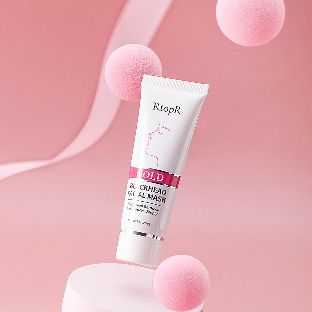 RtopR【Official Store】Gold Blackhead Facial Mask Blackhead Removal