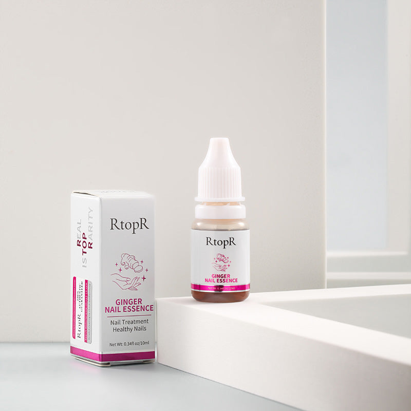 RtopR【Official Store】Ginger Nail Essence Nail Repair Serum for Cracked and Damaged nails & Cuticles Effective Nail Serum