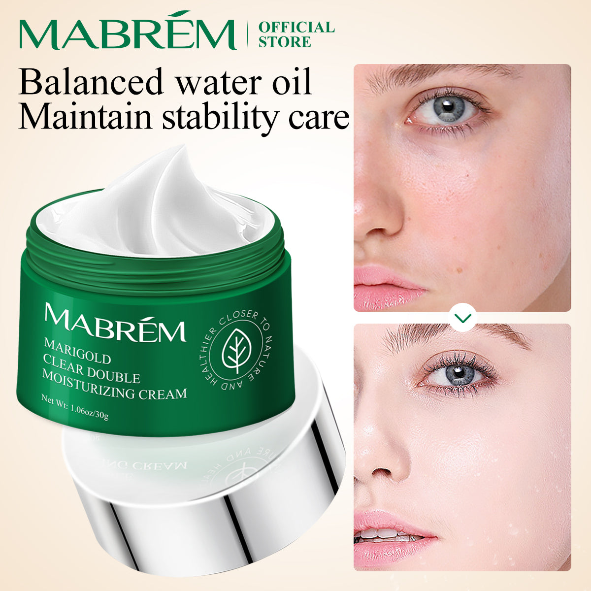 MABREM MARIGOLD CLEAR DOUBLE MOISTURIZING CREAM