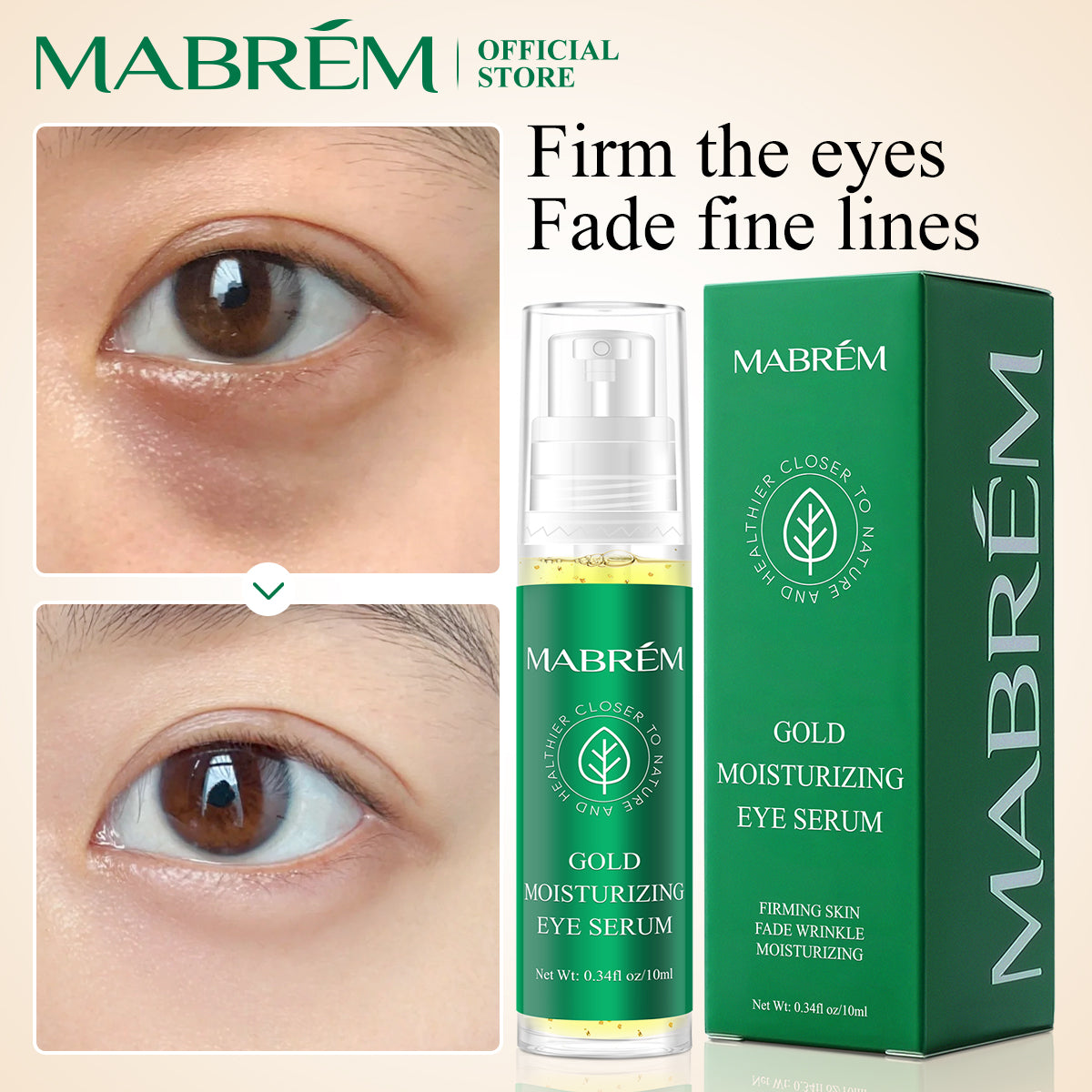 MABREM GOLD MOISTURIZING EYE SERUM