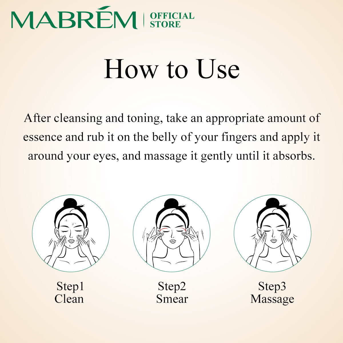 MABREM GOLD MOISTURIZING EYE SERUM