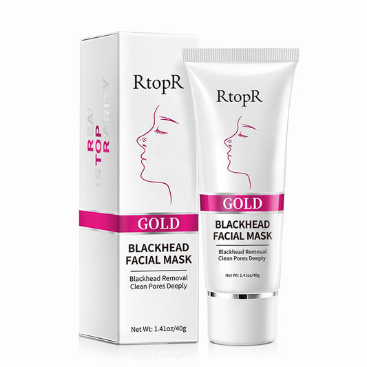 RtopR【Official Store】Gold Blackhead Facial Mask Blackhead Removal