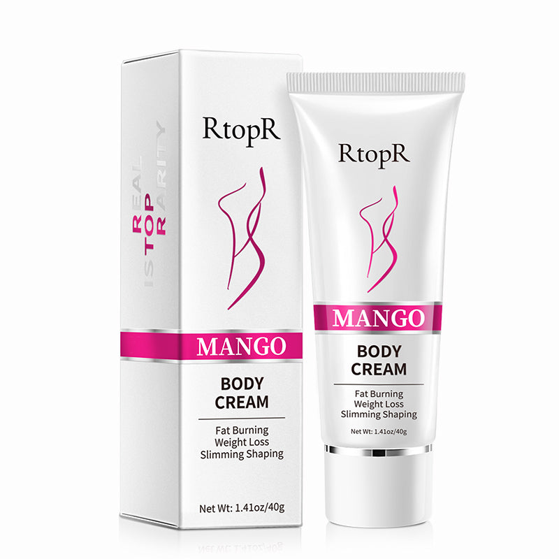 RtopR【Official Store】Mango Body Best Slimming Cream Fat Buring Cream for Weight Loss Burning Belly Fat Create Beautiful Curve Anti Cellulite -1.41oz/40g