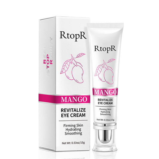 RtopR【Official Store】Mango Revitalize Eye Cream Anti-Wrinkle Moisturizing Anti-Aging Against Puffiness Remove Dark Circles Eye Care-0.53oz/15g