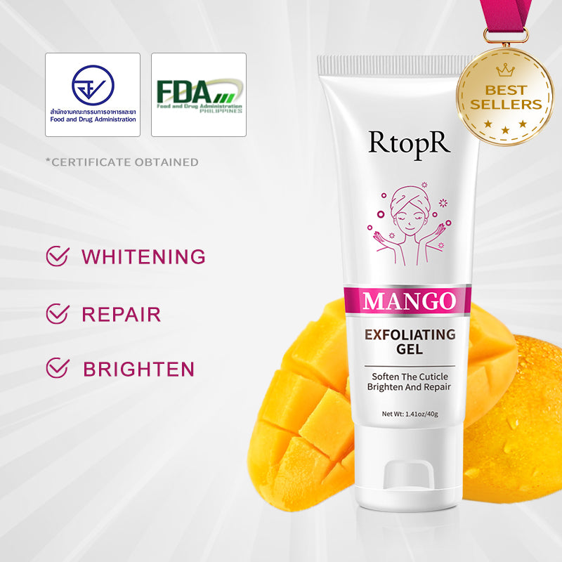 RtopR【Official Store】Mango Exfoliating Gel Face Scrub Best Exfoliator Facial cleansing