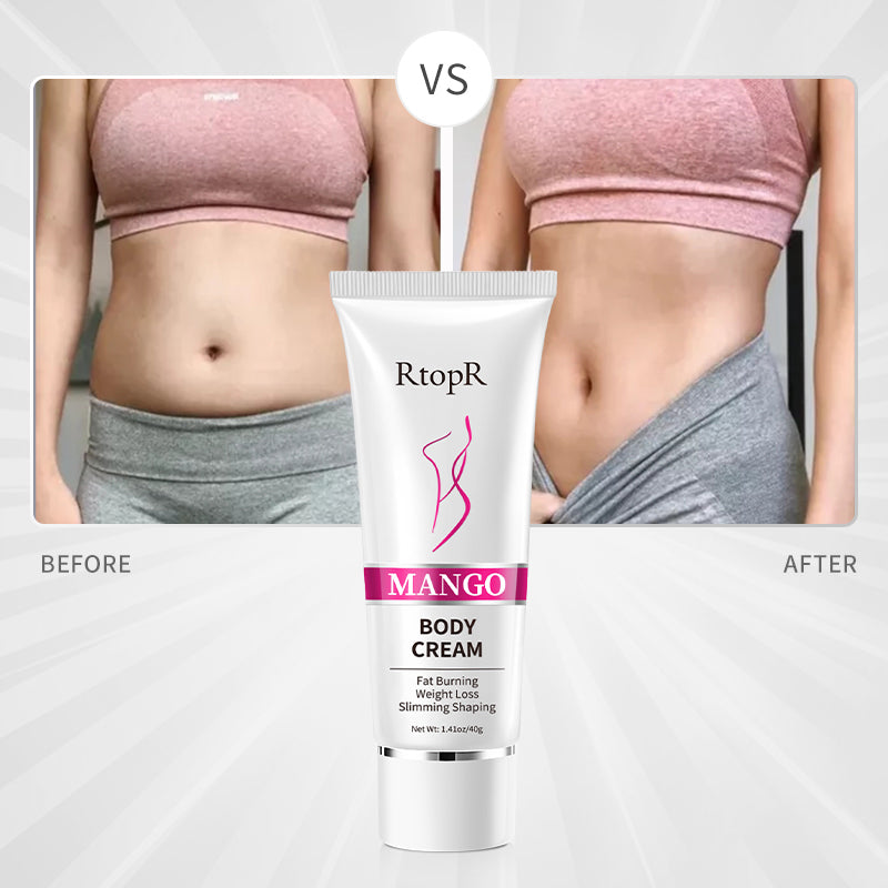 RtopR【Official Store】Mango Body Best Slimming Cream Fat Buring Cream for Weight Loss Burning Belly Fat Create Beautiful Curve Anti Cellulite -1.41oz/40g