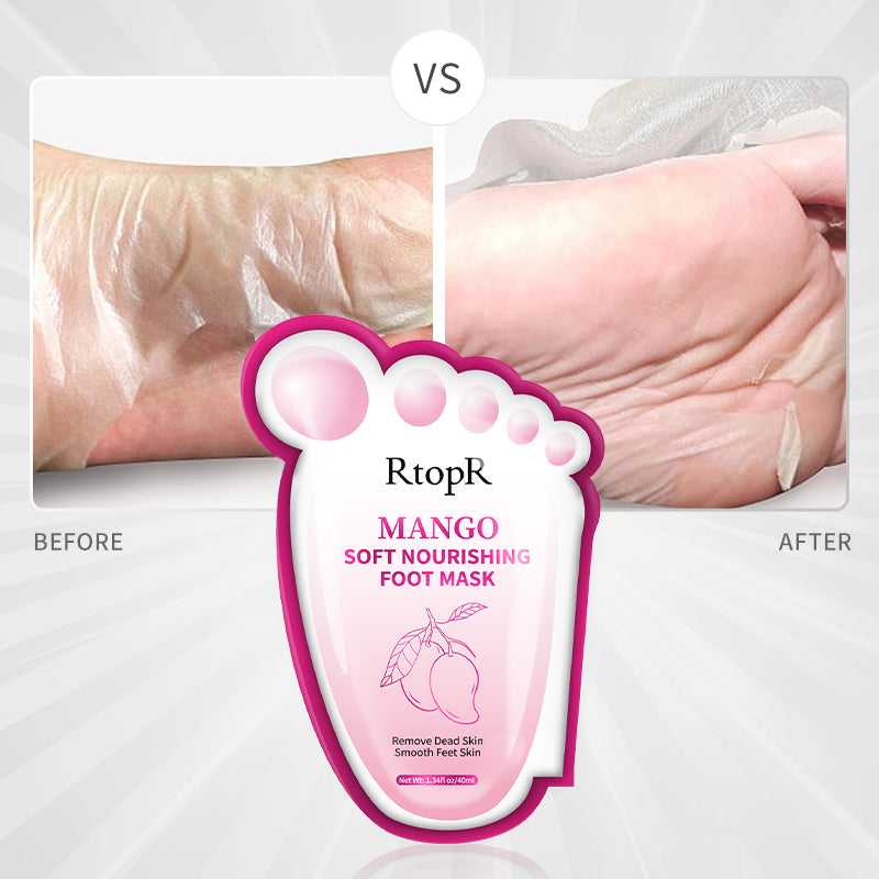 RtopR【Official Store】Mango Soft Nourishing Foot Mask Foot Care Products