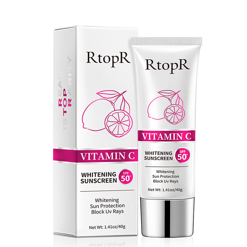 RtopR【Official Store】Vitamin C Whitening Sunscreen Best Sunscreen Face Sunscreen Safe Sunscreen